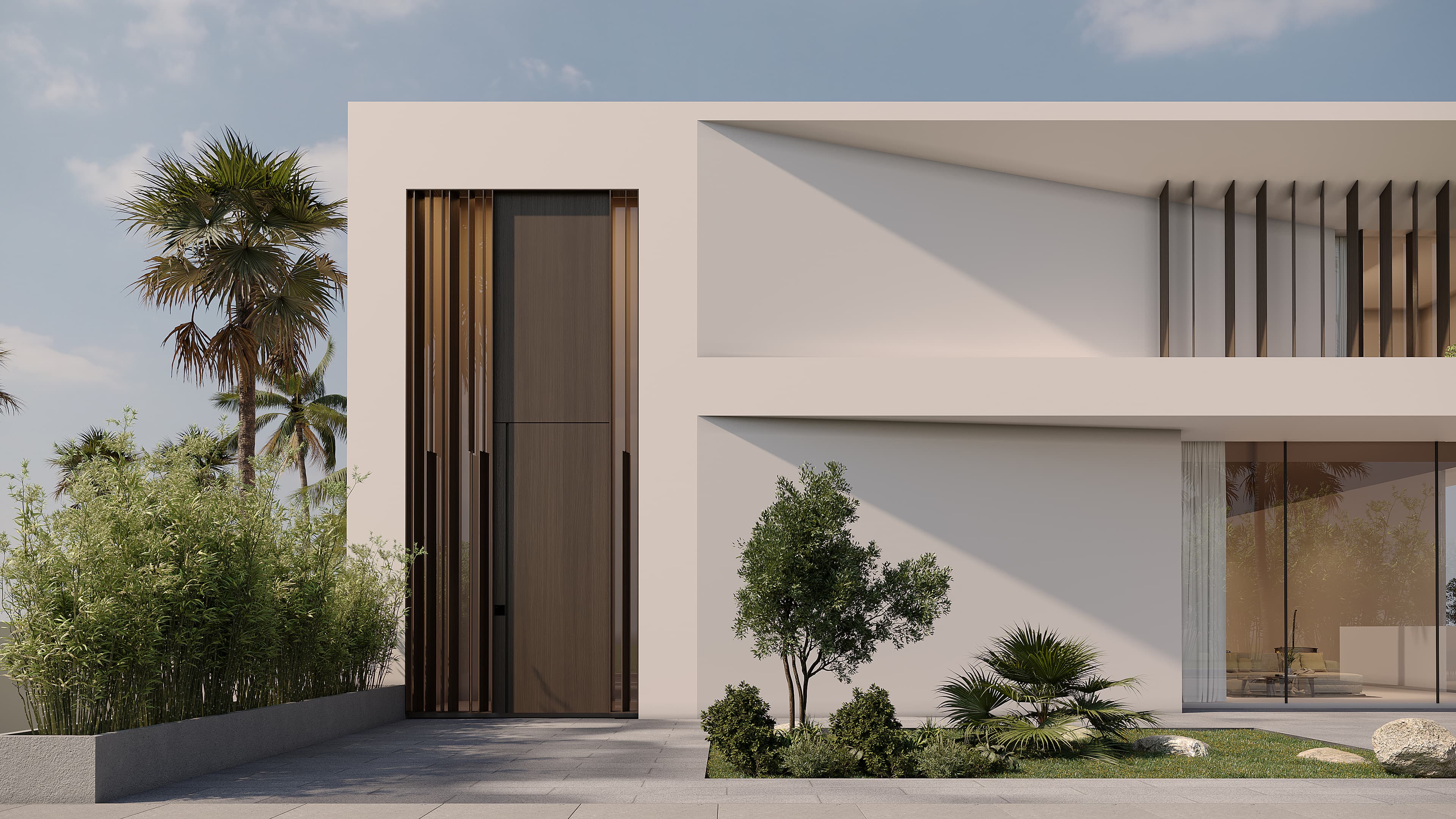 Maison Blanche Detail